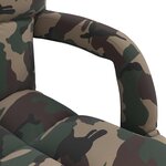 vidaXL Chaise de sol réglable avec accoudoir