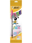 Blister de 4 Stylo à bille Cristal Large multicolore BIC