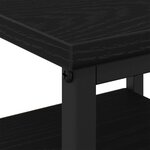 vidaXL Tables de chevet 2 Pièces Chêne noir 34x36x50 cm Bois d'ingénierie