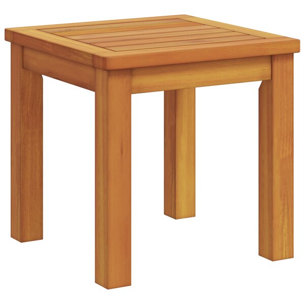 vidaXL Table d'appoint de jardin 35x35x34 cm en bois massif d'acacia
