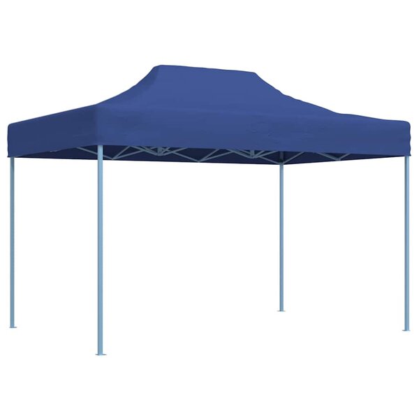 vidaXL Tente de réception pliable professionnelle 3x4 m Acier Bleu