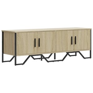 vidaXL Meuble TV chêne sonoma 122x34x41 cm bois d'ingénierie