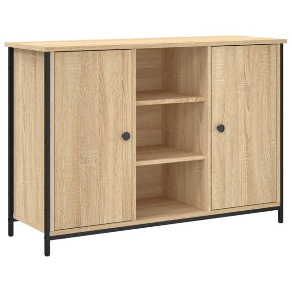 vidaXL Buffet chêne sonoma 100x35x70 cm bois d'ingénierie