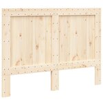 vidaXL Tête de lit 140x104 cm bois massif de pin