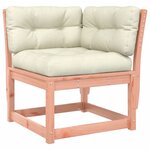 vidaXL Salon de jardin 6 Pièces avec coussins bois massif douglas