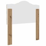 vidaXL Tête de lit Chêne artisanal 90 cm Bois d'ingénierie