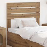 vidaXL Tête de lit Chêne artisanal 90 cm Bois d'ingénierie