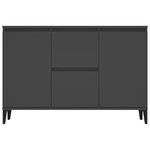 Vidaxl buffet gris 104x35x70 cm aggloméré