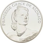 Pièce de monnaie 10 euro Monaco 2019 argent BE – Grace Kelly
