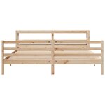 vidaXL Cadre de lit sans matelas 180x200 cm bois massif de pin