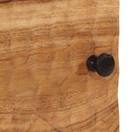 vidaXL Tables de chevet 2 Pièces 40x33x46 cm Bois d'acacia massif