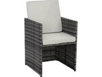 Lot de 2 fauteuils Chicago - "Florida" - Gris