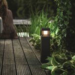 Philips mygarden borne lumineuse led parterre 1x8 w noir 1649347p0