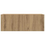 vidaXL Ensemble de meuble TV 4 pièces mural en bois d'ingénierie chêne artisanal