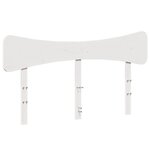 vidaXL Cadre de lit sans matelas blanc 120x200 cm bois de pin massif