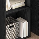 vidaXL Bibliothèque Chêne noir 40 x 30 x 77 cm Bois d'ingénierie