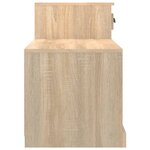 vidaXL Armoire à chaussures chêne sonoma 100x42x60cm bois d'ingénierie