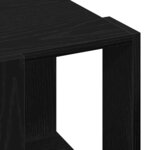 vidaXL Table basse Chêne noir 32 x 32 x 30 cm Bois d'ingénierie