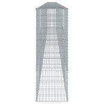 vidaXL Panier gabion avec couvercle 1000x50x150 cm fer galvanisé