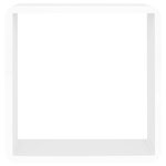 vidaXL Étagères murales sous forme de cube 3 Pièces Blanc MDF