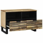 vidaXL Buffet TV - 70x33.5x46 cm  en bois de manguier massif