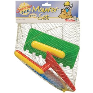 Simba Toys 107129646 - Outils de maçonnerie - Set de 3
