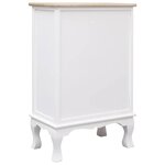vidaXL Armoire à tiroirs Blanc 50x30x80 cm Bois