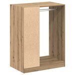 vidaXL Armoire chêne artisanal 77 x 48 x 102 cm Bois d'ingénierie