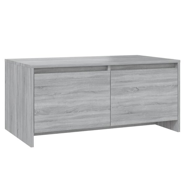 vidaXL Table basse sonoma gris 90x50x41 5 cm bois d'ingénierie