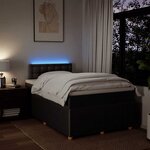 vidaXL Sommier à lattes de lit avec matelas Marron foncé 120x200 cm
