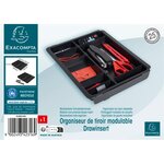 Organiseur De Tiroir Drawinsert Ecoblack - Noir - X 6 - Exacompta
