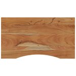 vidaXL Dessus de bureau 80x50x2 5cm rectangulaire bois massif d'acacia