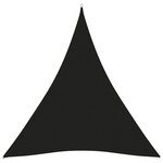 vidaXL Voile de parasol Tissu Oxford triangulaire 5x7x7 m noir