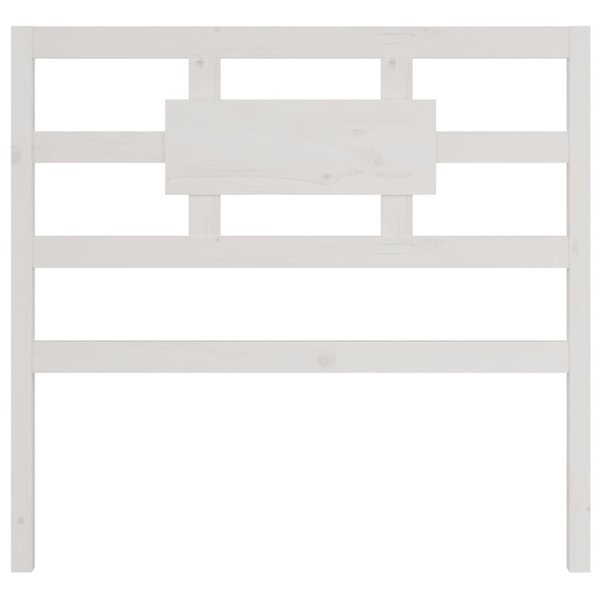vidaXL Tête de lit blanc 105 5x4x100 cm bois massif de pin