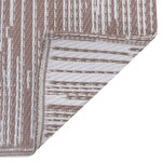 vidaXL Tapis d'extérieur Marron 160x230 cm PP