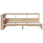 vidaXL Lit bibliothèque sans matelas 100x200 cm bois massif de pin