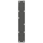 vidaXL Pieds de table à manger en forme de A 2 pièces Anthracite 80 x (72-73) cm Acier