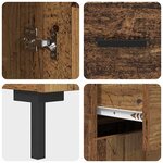 vidaXL Buffet Bois ancien 69 5 x 34 x 90 cm Bois d'ingénierie