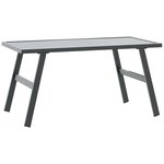 vidaXL Bancs de jardin avec coussins lot de 6 acier enduit de poudre
