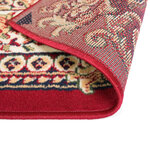 Vidaxl tapis oriental 140x200 cm rouge / beige
