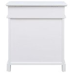 vidaXL Armoire à chaussures Blanc 50 x 28 x 58 cm Bois de Paulownia