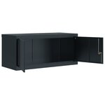 vidaXL Classeur anthracite 90x40x220 cm acier