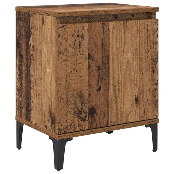 vidaXL Cabinet de chevet Bois ancien 40 x 30 x 50 cm Bois d'ingénierie