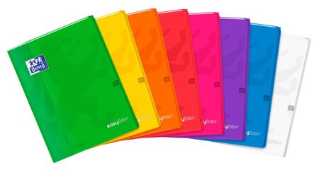 Cahier EASYBOOK Agrafé 24x32cm 48 pages Séyès 90g Couleurs aléatoires OXFORD