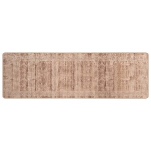 vidaXL Coureur de Tapis MARSA Blanc 80 x 450 cm Polyester et PVC