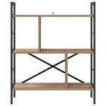 vidaXL Étagère Chêne artisanal 75 x 30 x 91 cm Bois d'ingénierie