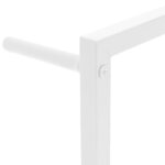 vidaXL Porte-serviettes Blanc 45x10x115 cm Acier