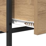 vidaXL Table basse Chêne artisanal 100 x 51 x 45 cm Bois d'ingénierie