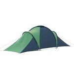 vidaXL Tente de camping pour 6 personnes bleu et vert