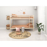 Lits superposés séparables enfant - 2 x 90 x 190 cm - Pin massif naturel - Sommier inclus